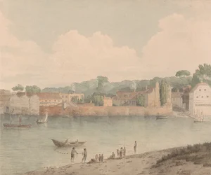 Vauxhall-Treppen, von Millbank, 5. Juli 1797